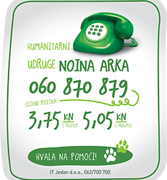 Humanitarni telefon za udrugu Noina arka