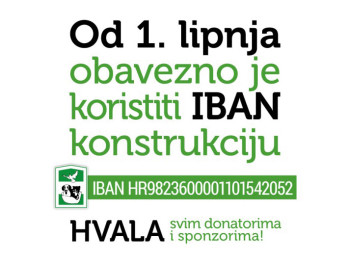 Od 1. lipnja obavezno je koristiti IBAN!