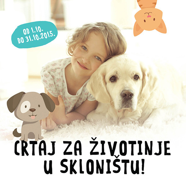 Crtaj za životinje u skloništu