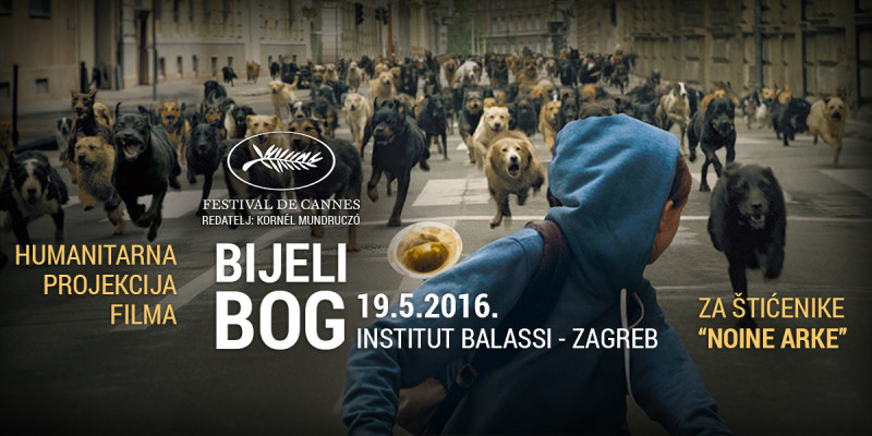 19.5. - humanitarna projekcija filma "Bijeli Bog"