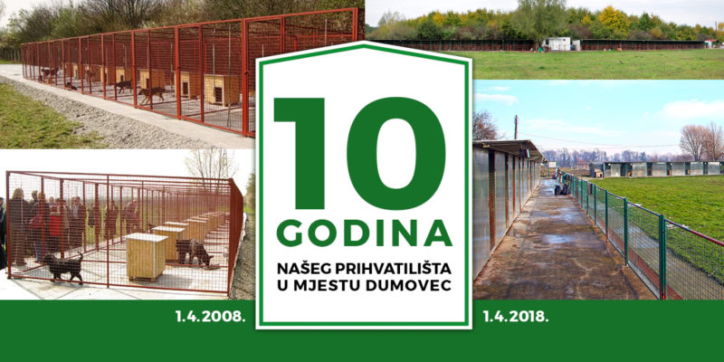 Danas obilježavamo 10 godina od otvaranja našeg prihvatilišta