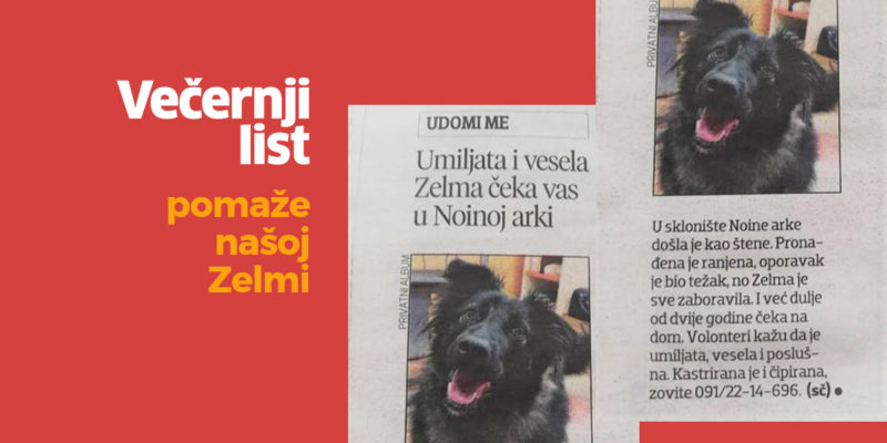 Večernji list pomaže našoj Zelmi