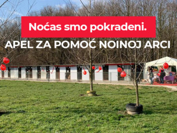 APEL ZA POMOĆ NOINOJ ARCI - Noćas smo pokradeni.