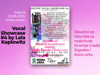 Ne propustite Online Vocal Showcase #4 by Lela Kaplowitz!