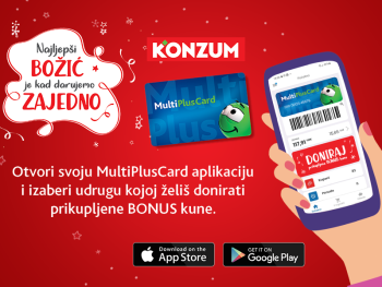 MultiPlusCard i KONZUM pomažu udrugama!